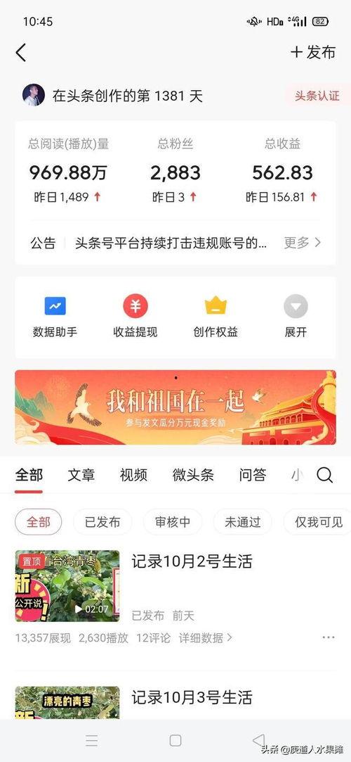 看头条怎么算收益,揭秘如何精准估算看头条的赚钱潜力