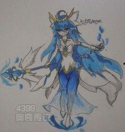 手绘网红圣薇图片,描绘青春风采的指尖艺术